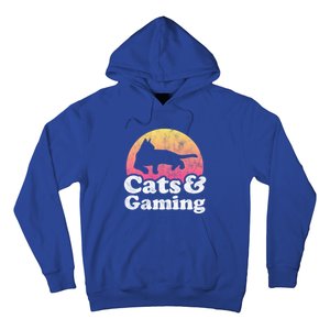 Cats And Gaming S Or S Cat And Gamer Cool Gift Hoodie