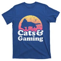 Cats And Gaming S Or S Cat And Gamer Cool Gift T-Shirt