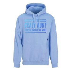 Crazy Aunt Gift For Sisters And Proud Aunts Gift Unisex Surf Hoodie