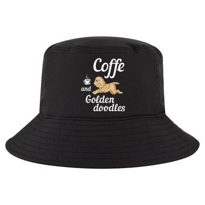 Coffee And Goldendoodles Cool Comfort Performance Bucket Hat