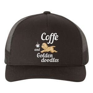 Coffee And Goldendoodles Yupoong Adult 5-Panel Trucker Hat