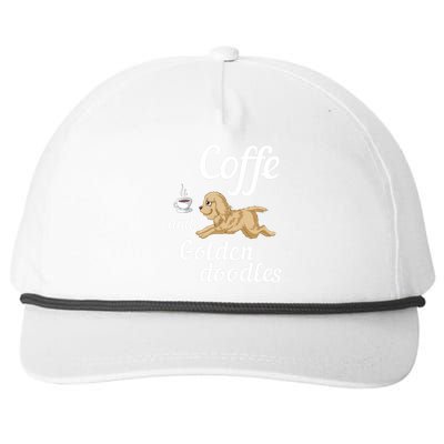 Coffee And Goldendoodles Snapback Five-Panel Rope Hat