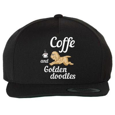 Coffee And Goldendoodles Wool Snapback Cap