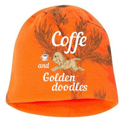 Coffee And Goldendoodles Kati - Camo Knit Beanie