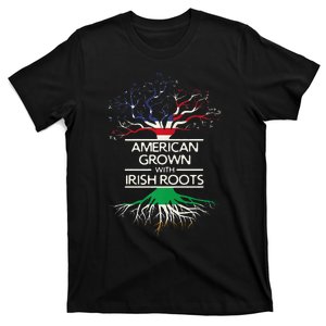 Cute American Grown With Irish Roots Design Gift T-Shirt