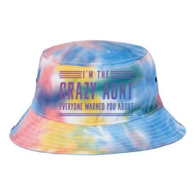 Crazy Aunt Gift For Sisters And Proud Aunts Gift Tie Dye Newport Bucket Hat