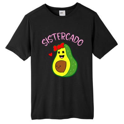 Cute Avocado Girl Face Happy Day Me You Brother Sistercado Tall Fusion ChromaSoft Performance T-Shirt