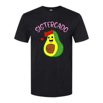 Cute Avocado Girl Face Happy Day Me You Brother Sistercado Softstyle® CVC T-Shirt