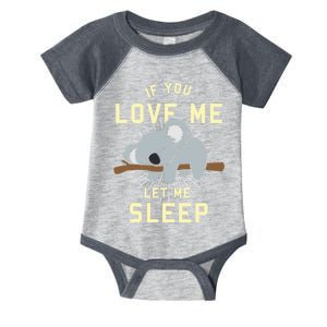 Cute Animal Gift Idea Sleeping Koala Infant Baby Jersey Bodysuit