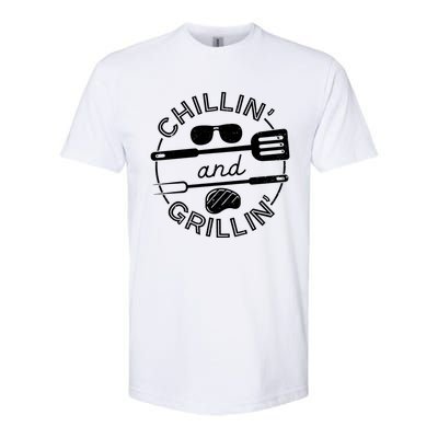 Chillin And Grillin Grill Master Steak Barbecue Bbq Party Gift Softstyle® CVC T-Shirt