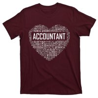 Certified Accountant Gifts Heart Accounting Graduate Gift T-Shirt