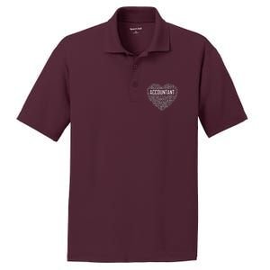 Certified Accountant Gifts Heart Accounting Graduate Gift PosiCharge RacerMesh Polo