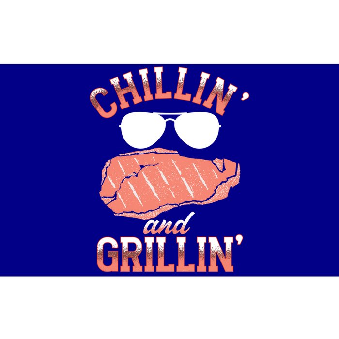 Chillin And Grillin Bbq Barbecue Grill Smoking Gift Bumper Sticker