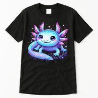 Cute Axolotl Galaxy Rainbow Colorful Axolotl Tall T-Shirt