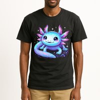 Cute Axolotl Galaxy Rainbow Colorful Axolotl Tall T-Shirt