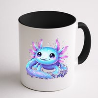 Cute Axolotl Galaxy Rainbow Colorful Axolotl Mug
