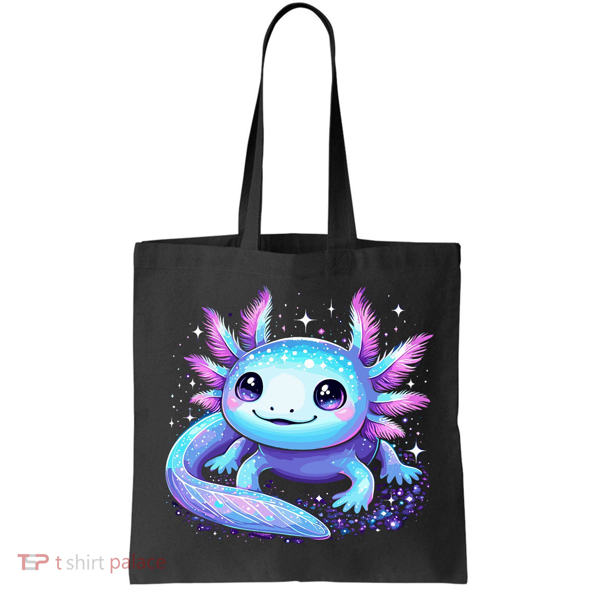 Cute Axolotl Galaxy Rainbow Colorful Axolotl Bag