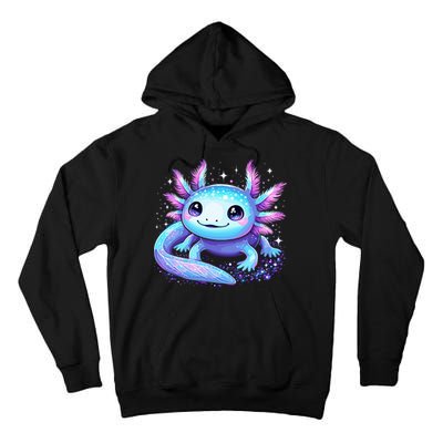 Cute Axolotl Galaxy Rainbow Colorful Axolotl Tall Hoodie