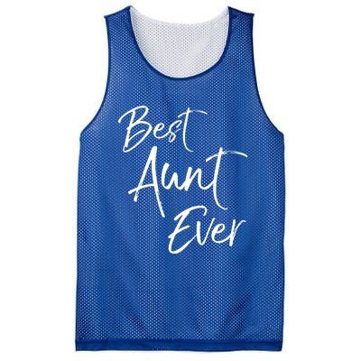 Cute Aunt Gift From Niece And Nephew Awesome Best Aunt Ever Funny Gift Mesh Reversible Basketball Jersey Tank