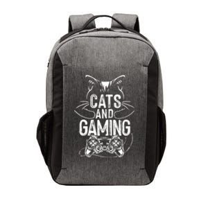 Cats And Gaming Funny For Gamer, Cat Lover, Cat Mom, Cat Dad Vector Backpack