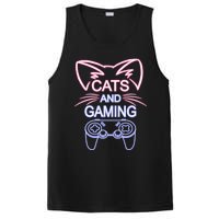 Cats And Gaming Funny Cat Lover Gaming Gift Gamer PosiCharge Competitor Tank