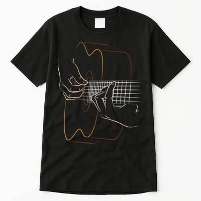 Cool Acoustic Guitar For Women Acoustic Guitar Player Tall T-Shirt