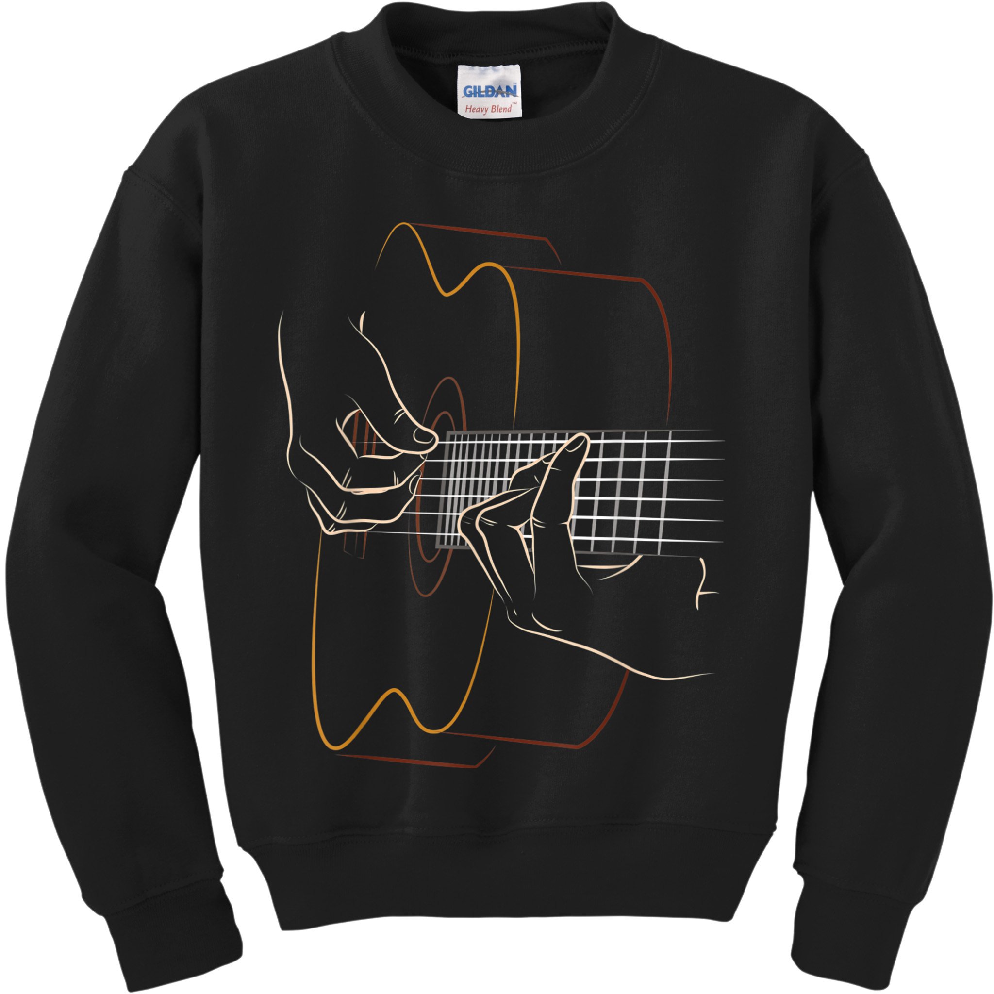Cool Acoustic Guitar For Women Acoustic Guitar Player Kids Sweatshirt