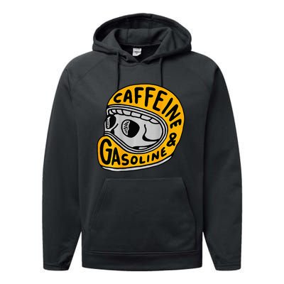 Caffeine And Gasoline Performance Fleece Hoodie