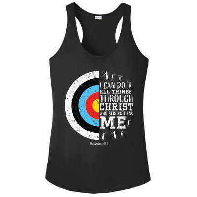 Cute Archery Gifts Ladies PosiCharge Competitor Racerback Tank