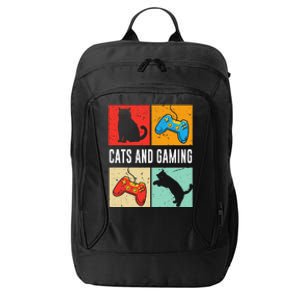 Cats And Gaming For The Cat Lover Gamer Video Game Player City Backpack