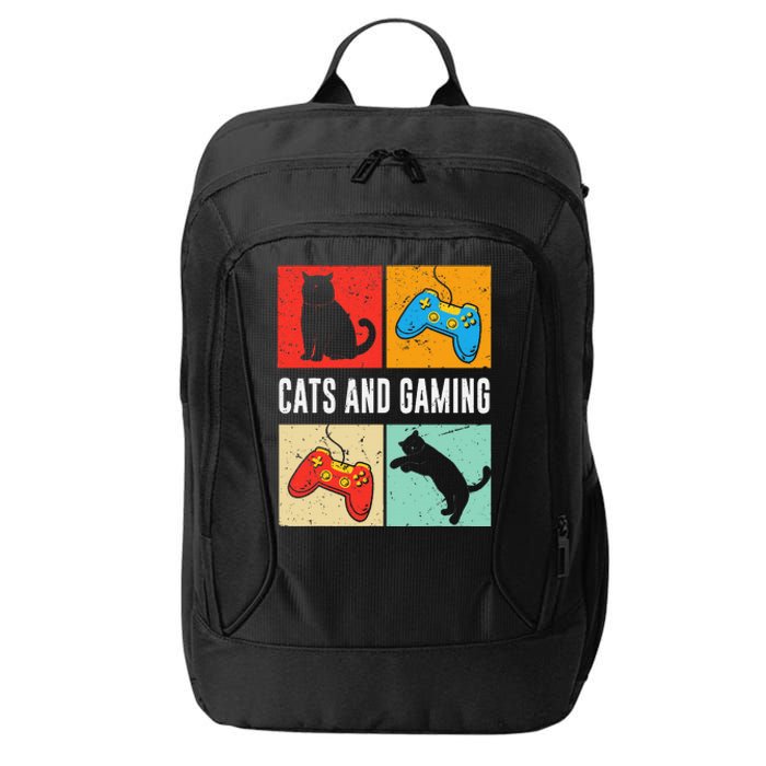 Cats And Gaming For The Cat Lover Gamer Video Game Player City Backpack