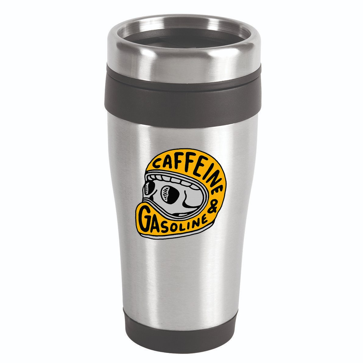 Caffeine And Gasoline 16oz Travel Tumbler