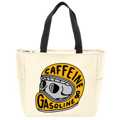 Caffeine And Gasoline Zip Tote Bag