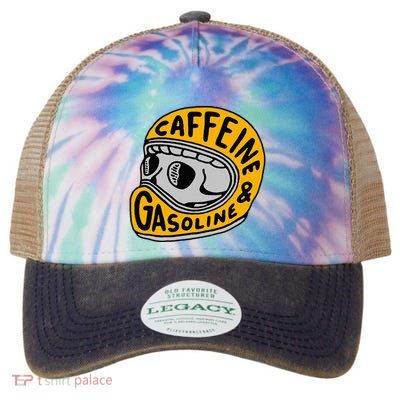 Caffeine And Gasoline Legacy Tie Dye Trucker Hat
