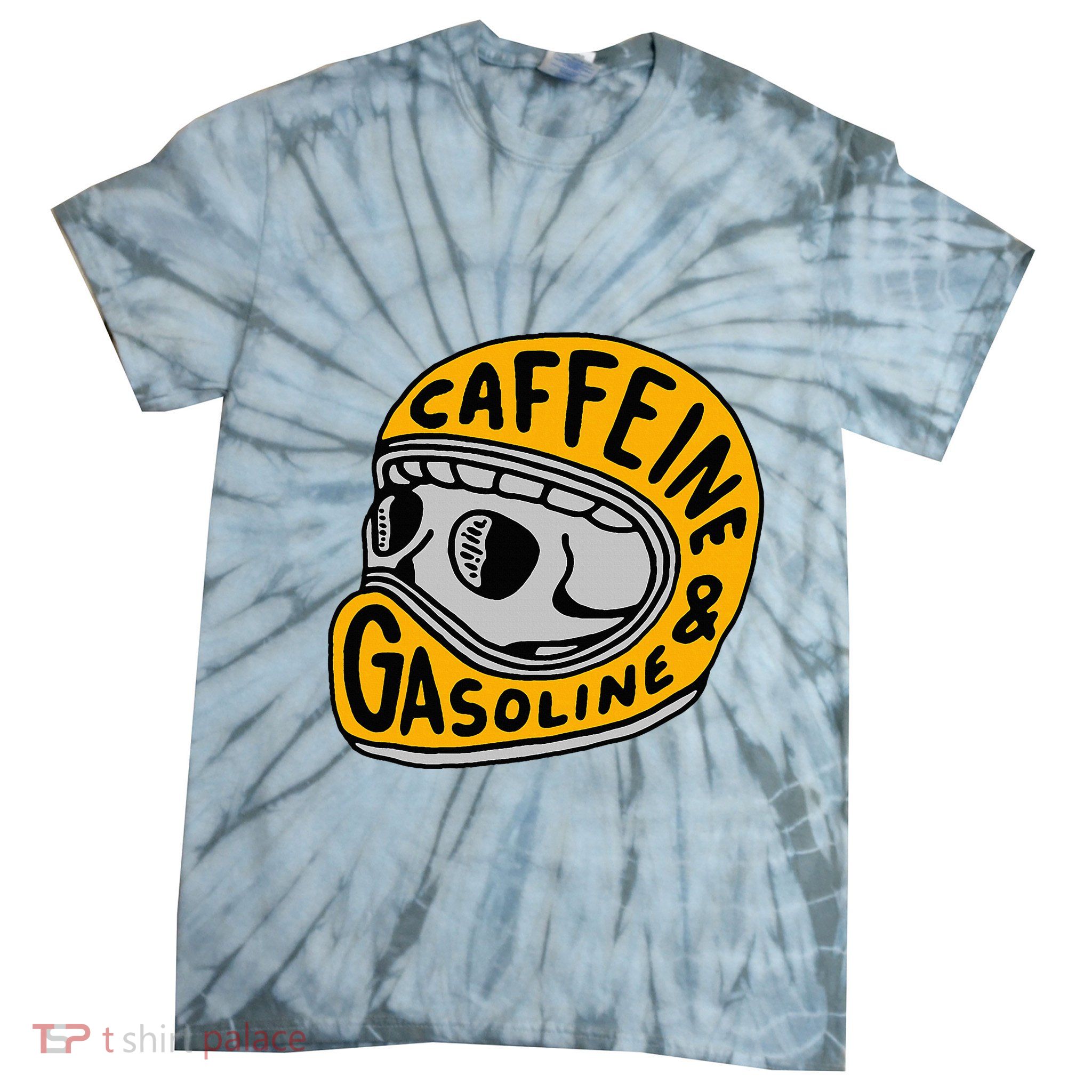 Caffeine And Gasoline Tie-Dye T-Shirt