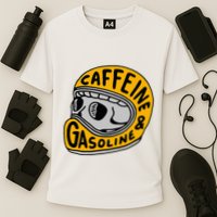 Caffeine And Gasoline Cooling Performance Crew T-Shirt