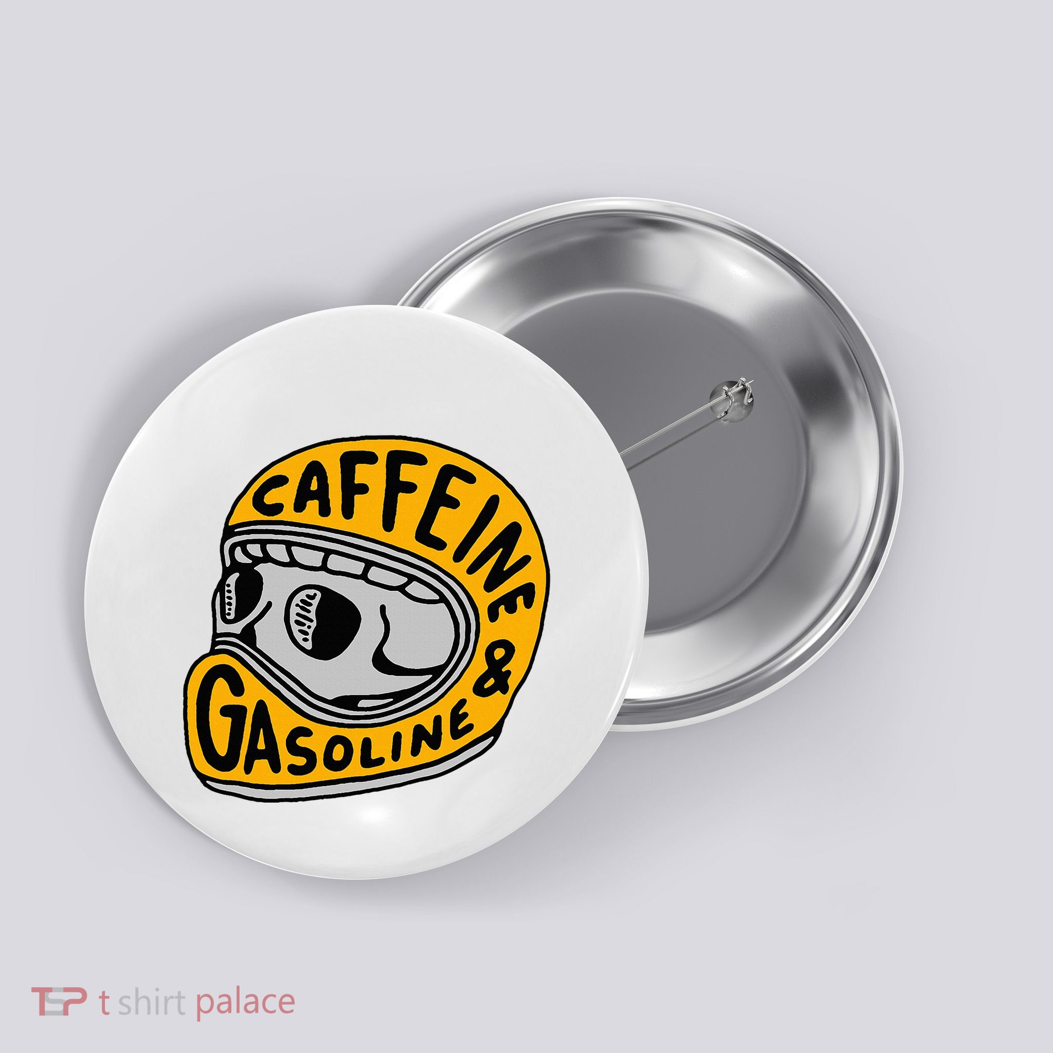 Caffeine And Gasoline Button
