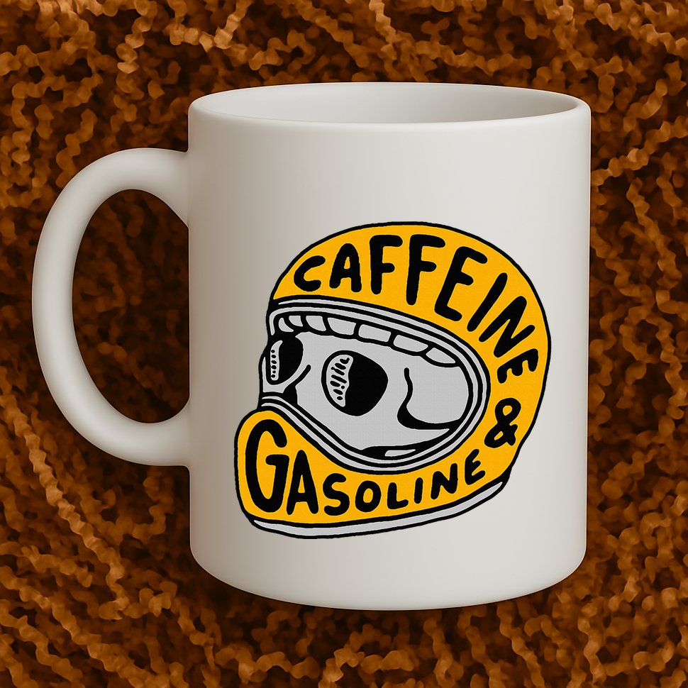 Caffeine And Gasoline Mug