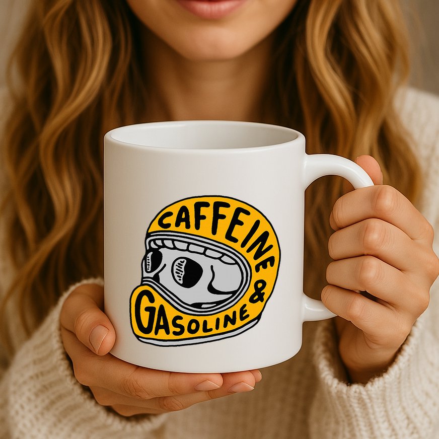 Caffeine And Gasoline Mug