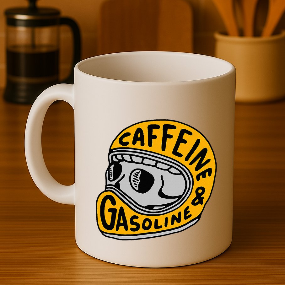 Caffeine And Gasoline Mug