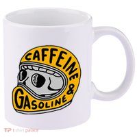 Caffeine And Gasoline 11oz C Handle Ceramic Mug