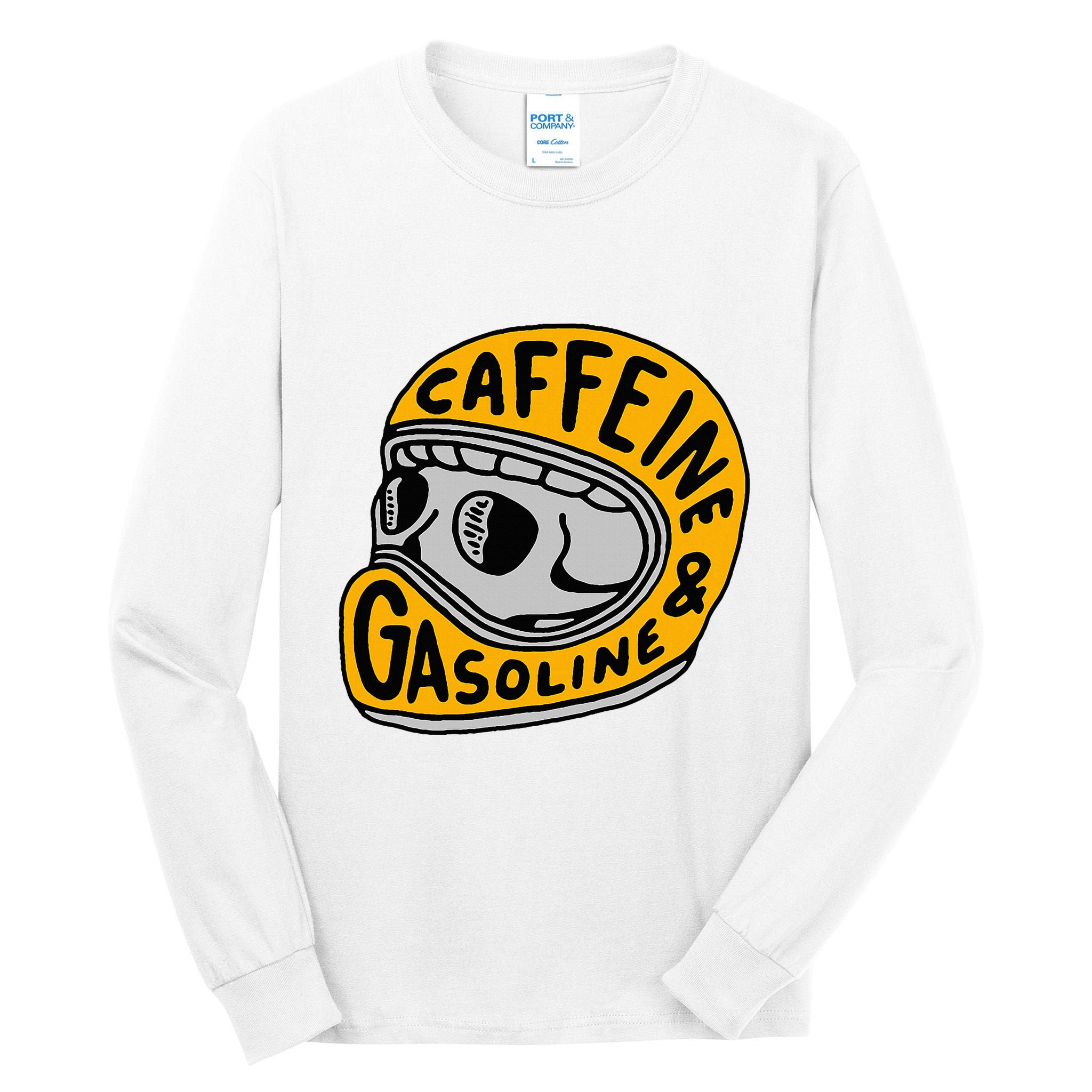 Caffeine And Gasoline Tall Long Sleeve T-Shirt