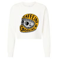Caffeine And Gasoline Cropped Pullover Crew