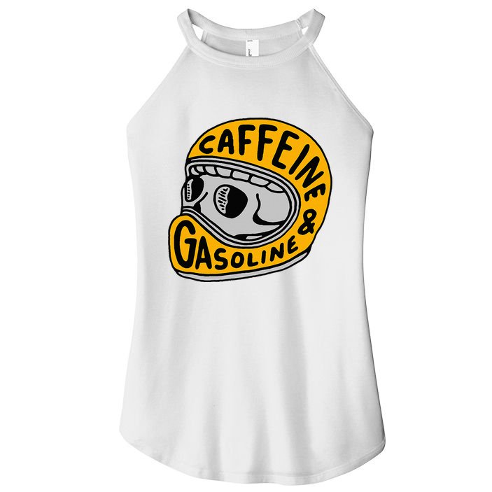 Caffeine And Gasoline Women's Perfect Tri Rocker Tank