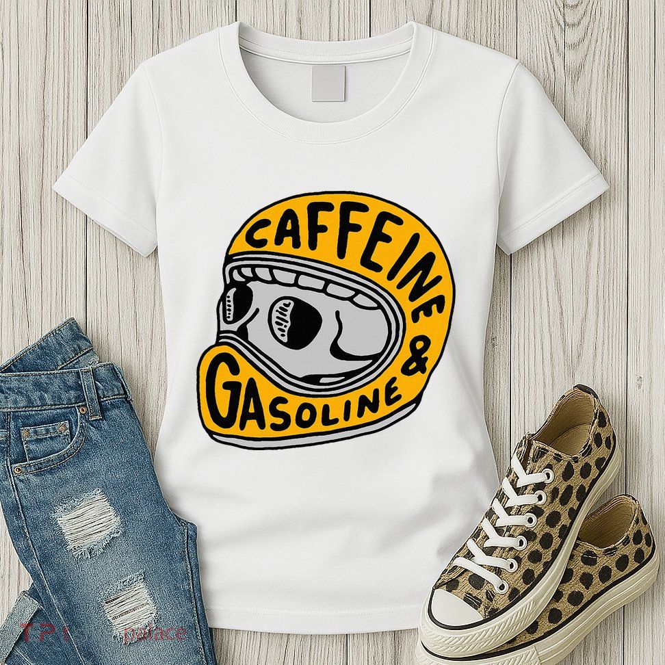 Caffeine And Gasoline Womens T-Shirt