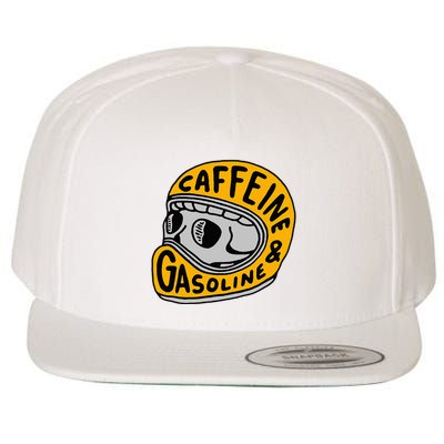 Caffeine And Gasoline Wool Snapback Cap