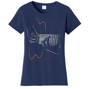 Cool Acoustic Guitar For Men Women Acoustic Guitar Player Women's T-Shirt