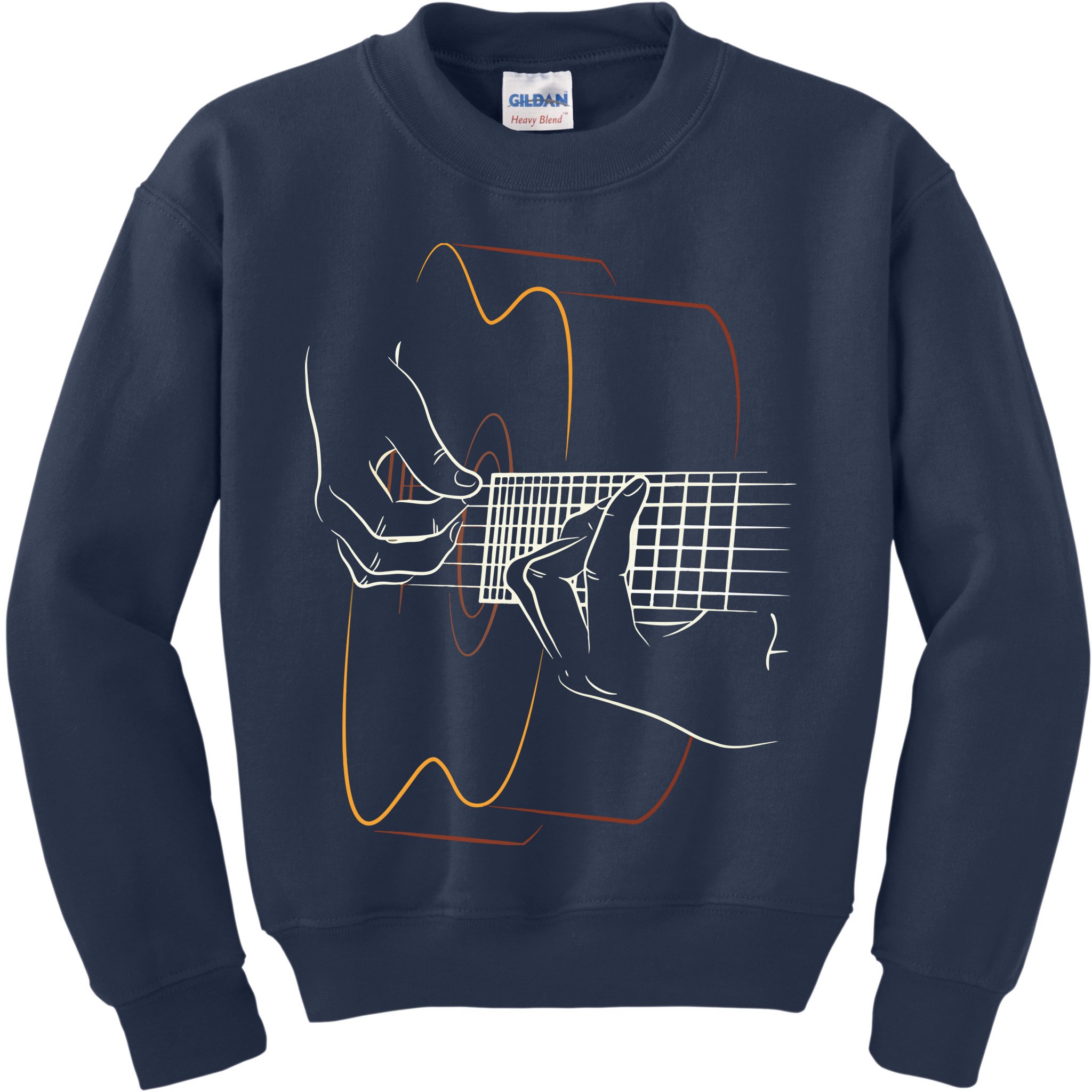 Cool Acoustic Guitar For Men Women Acoustic Guitar Player Kids Sweatshirt