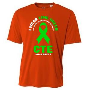 Cte Awareness Gift I Wear Lime Green For Cte Awareness Gift Cooling Performance Crew T-Shirt