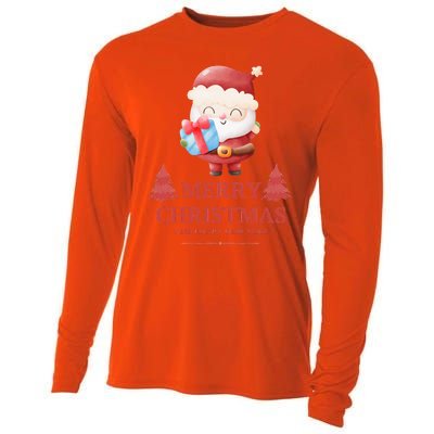 Christmas And Happy New Year Cooling Performance Long Sleeve Crew